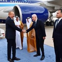 Prezident İlham Əliyev Birləşmiş Ərəb Əmirliklərinə işgüzar səfərə gəlib - FOTOLAR Prezident İlham Əliyev Birləşmiş Ərəb Əmirliklərinə işgüzar səfərə gəlib - FOTOLAR