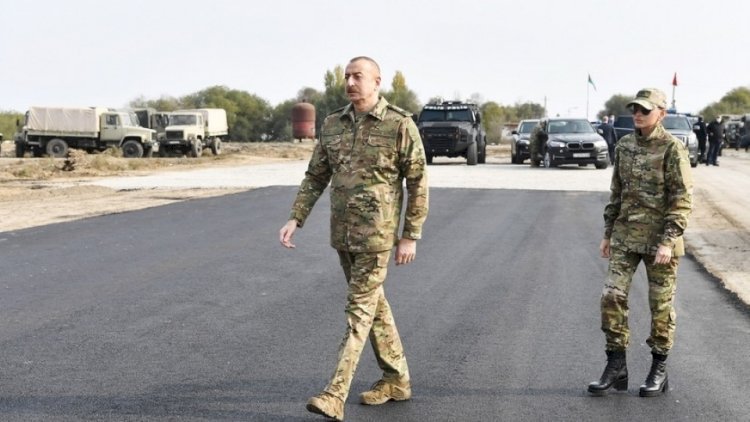 İlham Əliyev və xanımı Laçına getdi