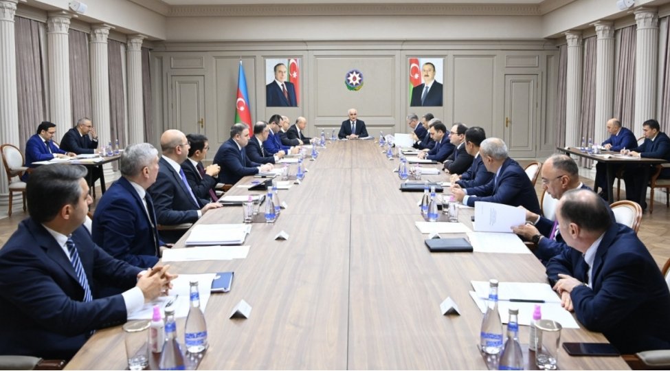 Şahin Mustafayevin rəhbərliyi ilə Nazirlər Kabinetində iclas keçirilib