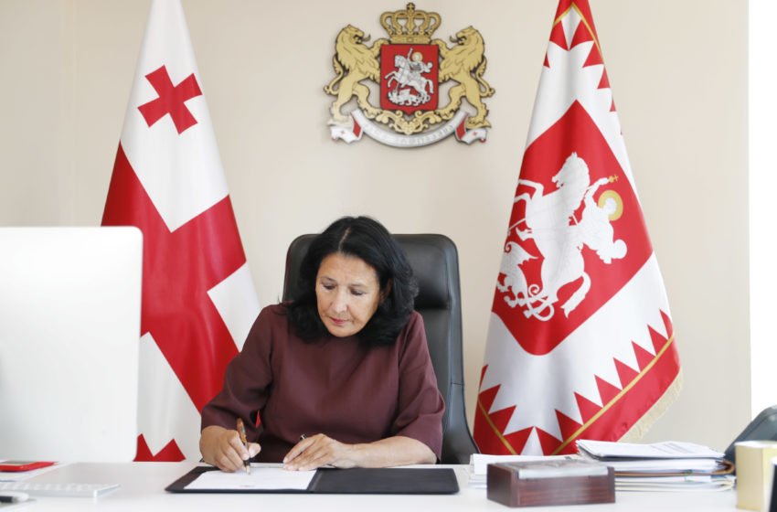 Gürcüstan prezidenti hökuməti tənqid etdi